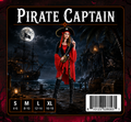 Women's Pirate Captain Costume at Midnight Halloween