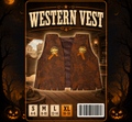 Kids' Western Vest Costume at Midnight Halloween
