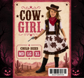 Girls' Cowgirl Costume at Midnight Halloween