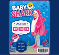 Girls' Baby Shark Costume at Midnight Halloween