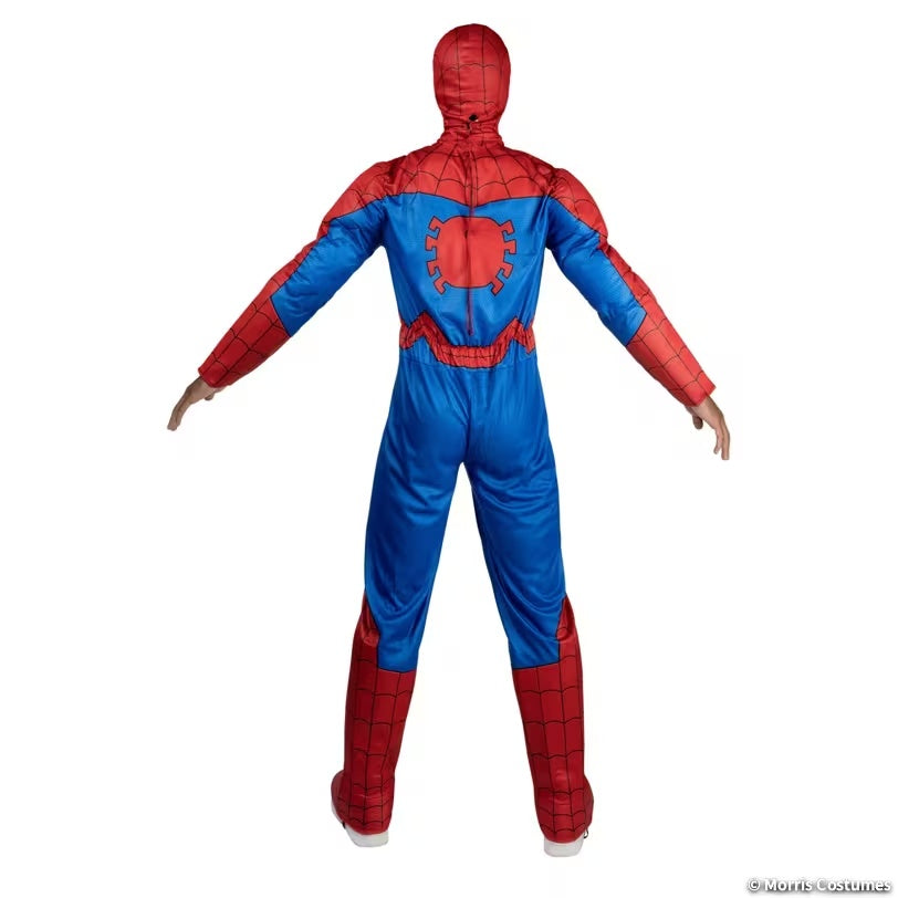 Men's Marvel Spider-Man Qualux costume back view