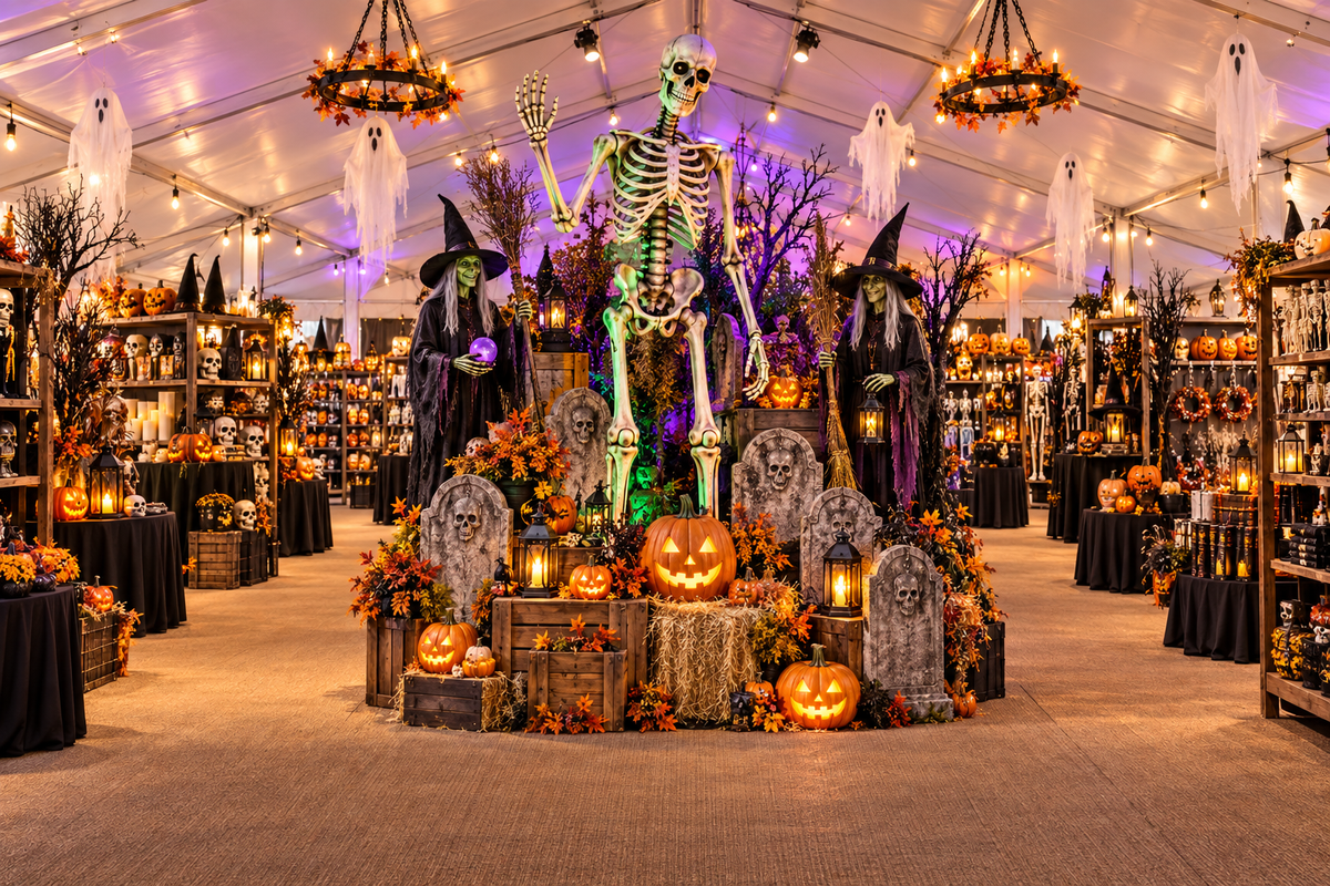 Halloween decorations and animatronics