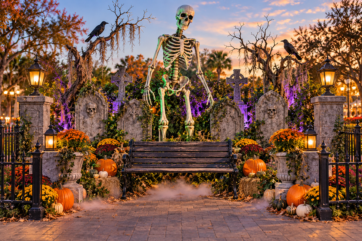 Halloween photo props at Midnight Halloween