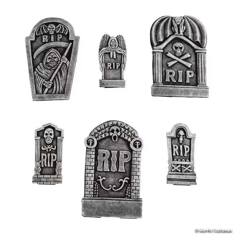 Grim Reaper RIP Foam Tombstone Set – image 2