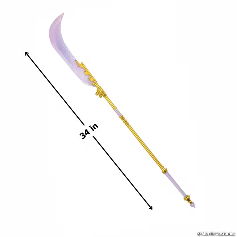 Mira Moon Blade costume accessory showing its 34-inch length