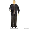 Jason Voorhees animatronic with hockey mask and machete, front view